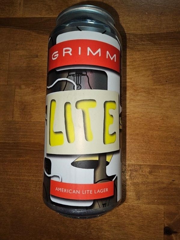 Grimm Ales Grimm Lite- American Lite Lager 16oz 4.2% ABV