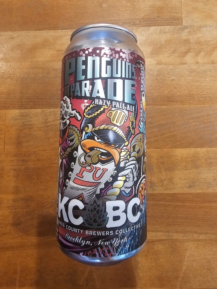 KCBC Penguins On Parade Hazy Pale Ale 16oz 5.2% ABV