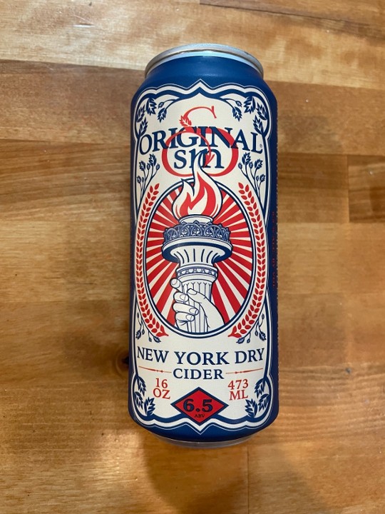 Orignial Sin New York Dry Cider 16oz 6.0% ABV