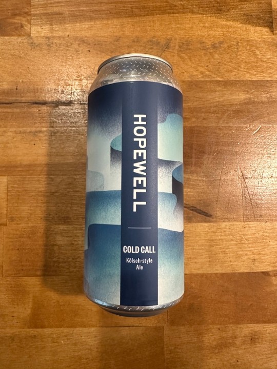 Hopewell Cold Call Kolsch-Style Ale 16oz 4.6% ABV