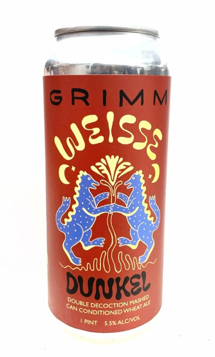 Grimm Ales Weisse Dunkel Wheat Ale 16oz 5.5% ABV