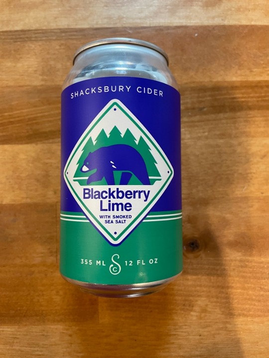 Shacksbury Cider Blackberry Lime 12oz 5.5% ABV