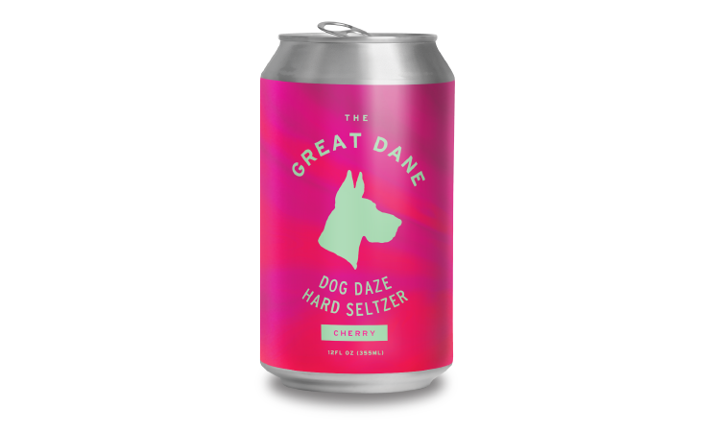 1 Can Dog Daze Hard Seltzer - Cherry