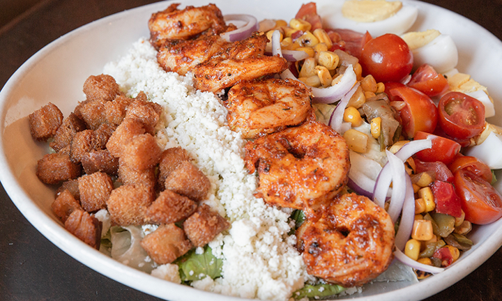 Blackened Shrimp Cobb Salad