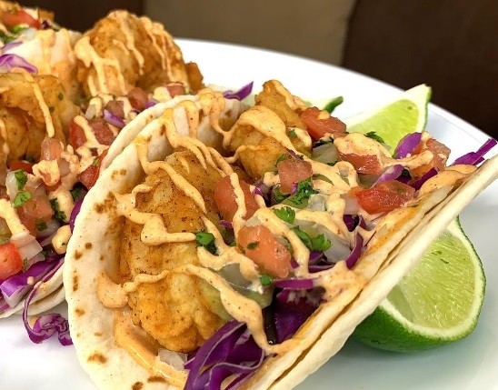 Los Cuates Shrimp Taco