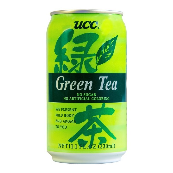 Cold Green Tea Can
