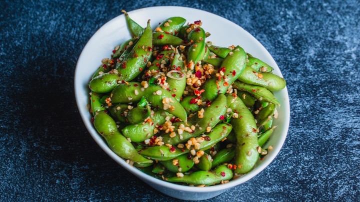 Garlic Edamame