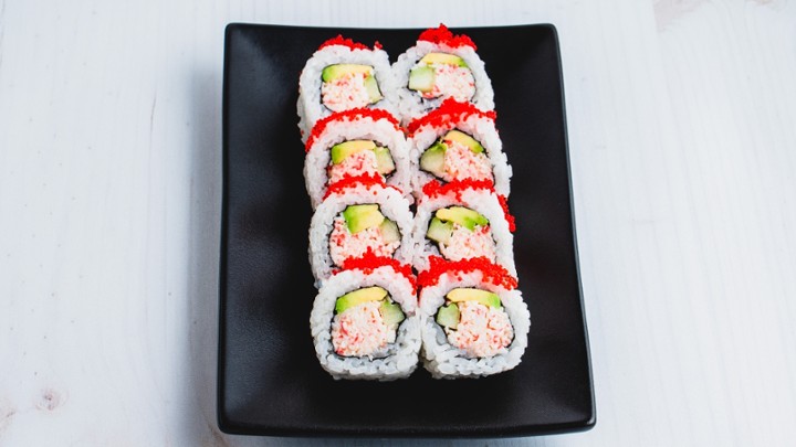 California Roll with Masago