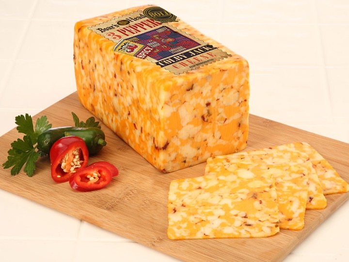 3 Pepper Colby Jack Cheese ($11.49 LB)