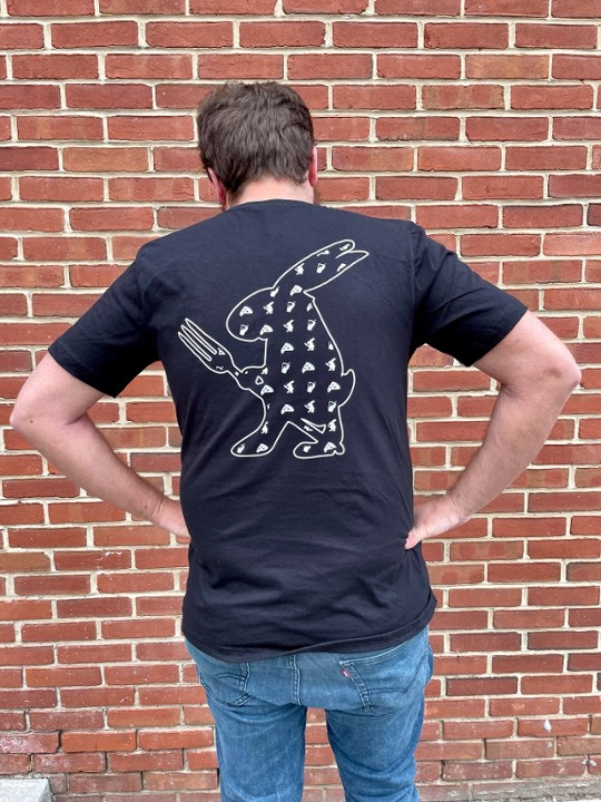 Black Pizza & Beer Tee - S