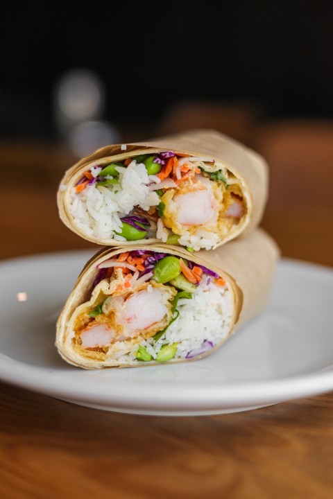 Crispy Thai Shrimp Burrito