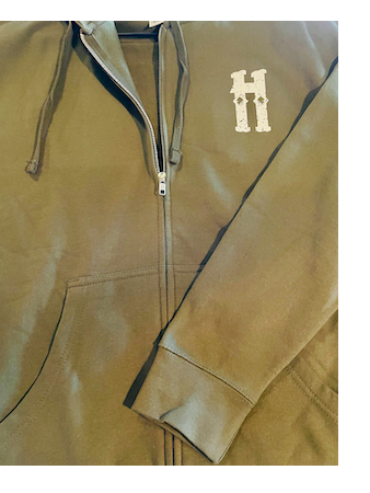 SS4500Z Zip Up Hoodie Army