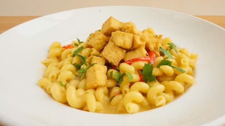 Vegan Tofu Mac & Cheese