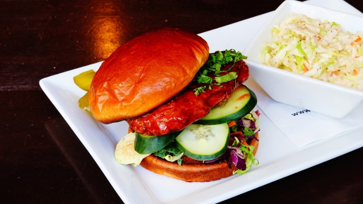 Vegan Fried Chicken Sandwich