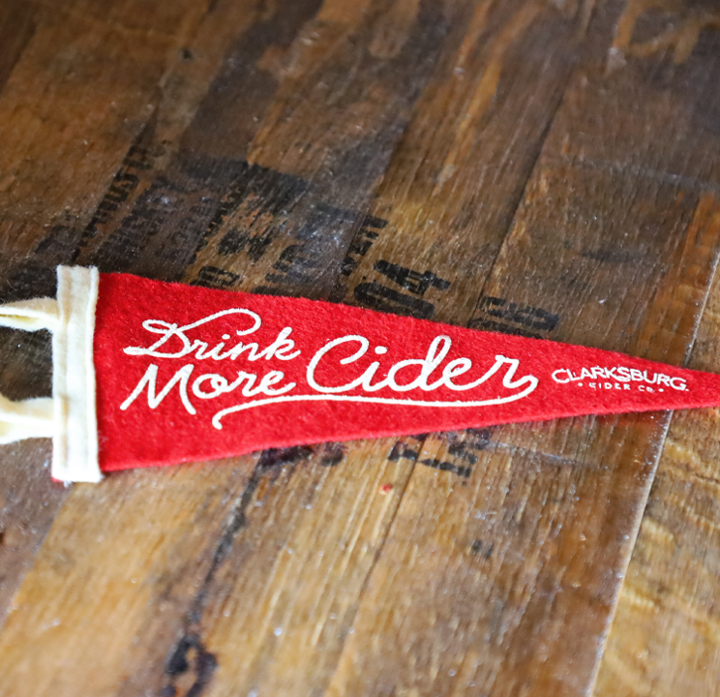 Drink More Cider Mini Pennant