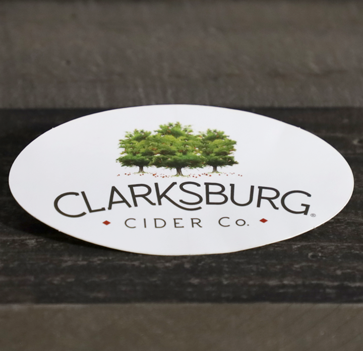 Clarksburg Cider Poly Sticker