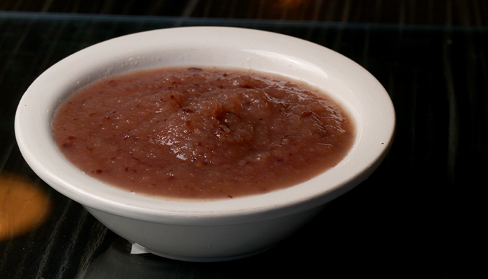 Bourbon-Berry Applesauce