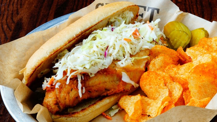 Stanley's Walleye Sandwich