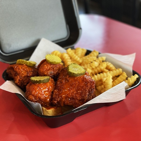 4 Piece Nashville Hot Chicken Plate