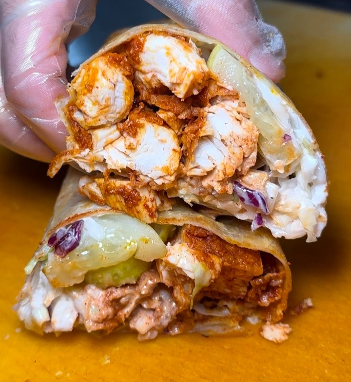 Bangin Buns North Hollywood Hot Chicken Burrito