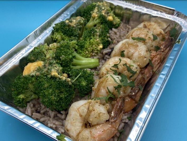 SHRIMP + BROCCOLI STIR FRY WARM BOWL