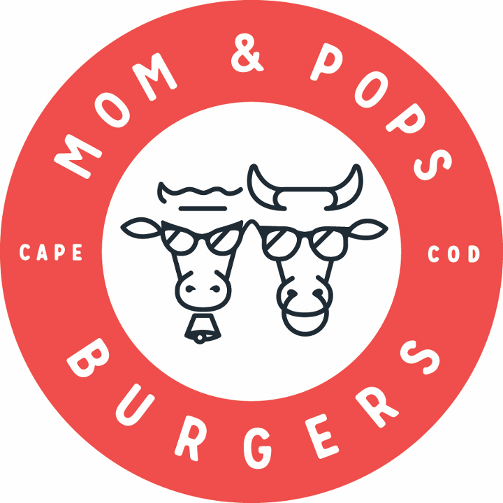 m+p's logo sticker
