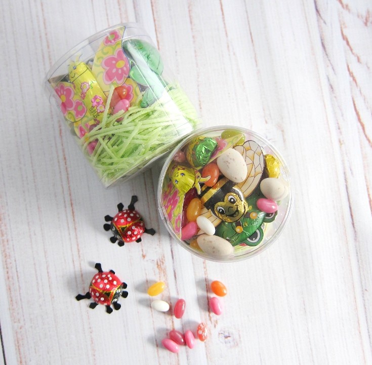 Easter candy cylinder