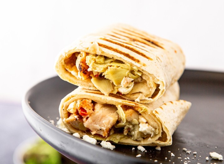 Chicken Artichoke Hot Wrap