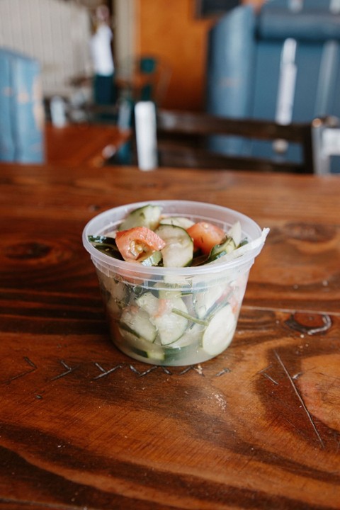 Tangy Cucumber Tomato Salad