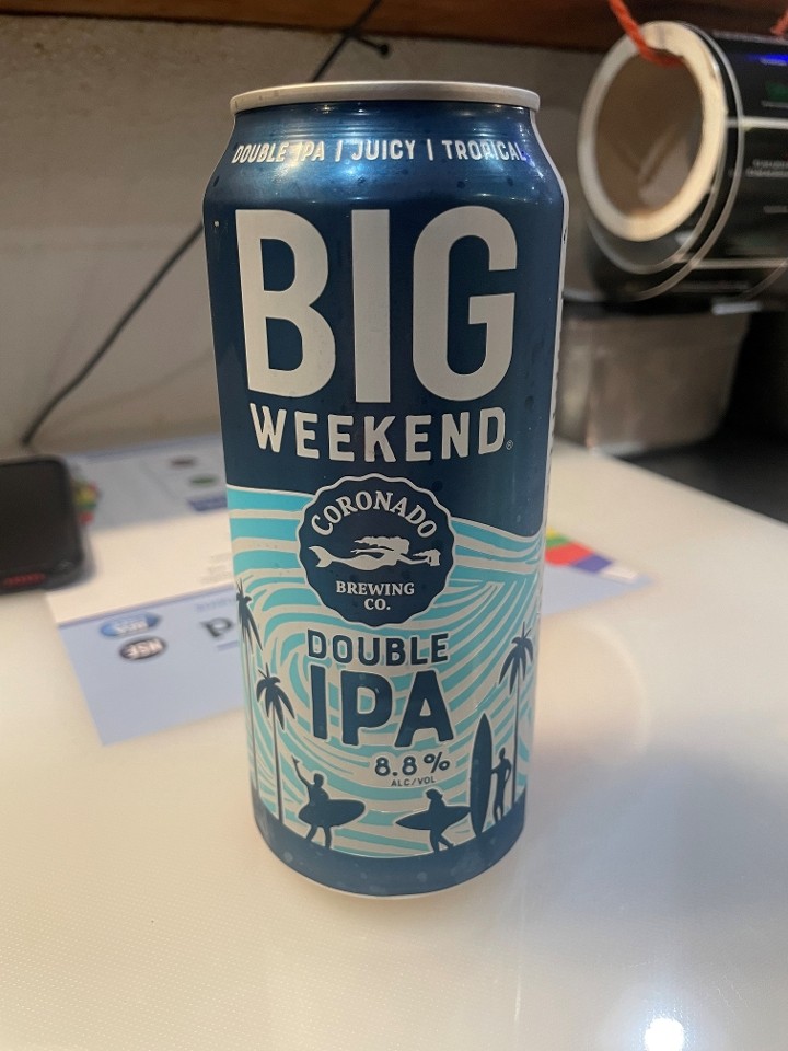 Big Weekend Double IPA - 16 oz - Coronado Brewing Co
