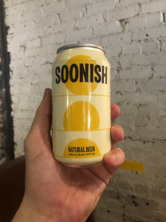 Soonish Natural Beer - 12 oz