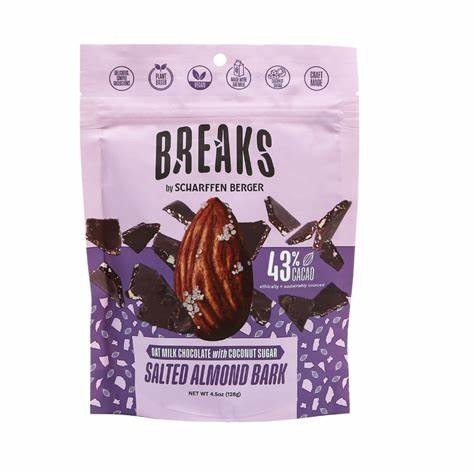 Chocolate - Breaks Salted Almond Bark