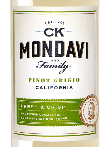 CK Mondavi – Pinot Grigio