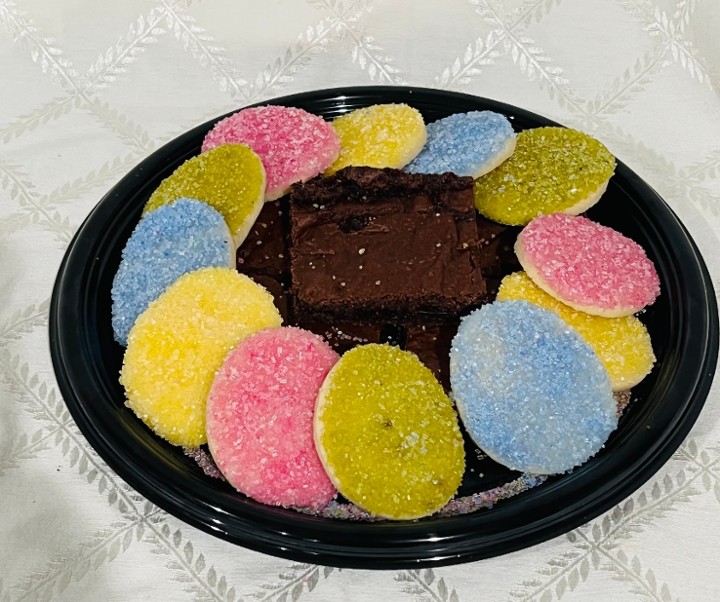 Easter Brownie Platter