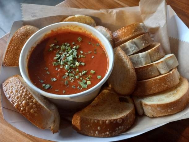 House Tomato Soup With Toasted Bread