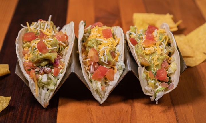 Meatless Taco Platter (Includes Chips)