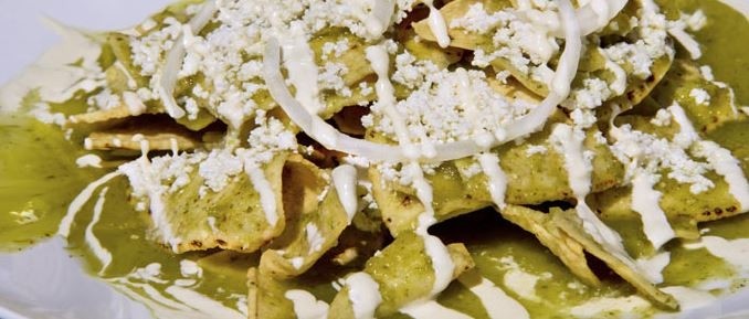 Crispy Chicken Chilaquiles Plate - 3 sides