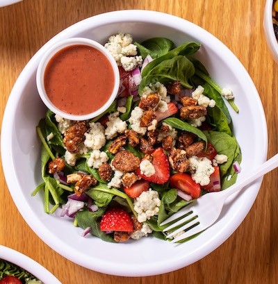 Strawberry Spinach Salad