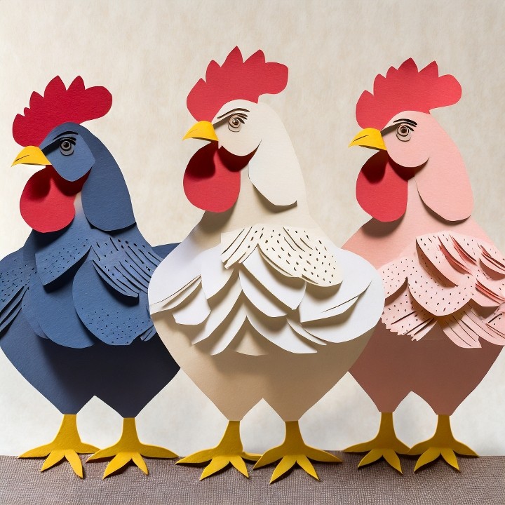 "Three French Hens" - Cookie Tin
