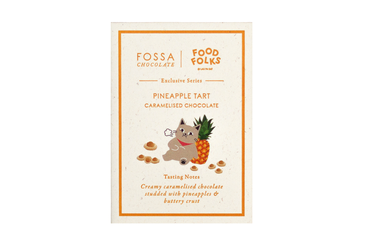 Fossa - Pineapple Tart Chocolate Bar