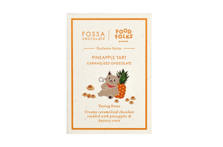 Fossa - Pineapple Tart Chocolate Bar