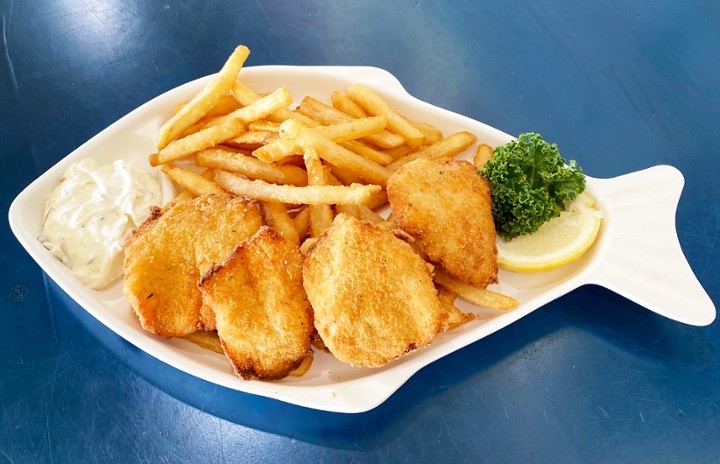 Cod Fish & Chips Entree