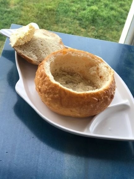 Empty Chowder Bread  Bowl