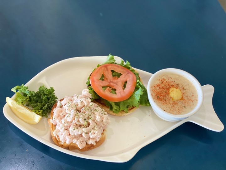 Cold Shrimp Salad Sandwich