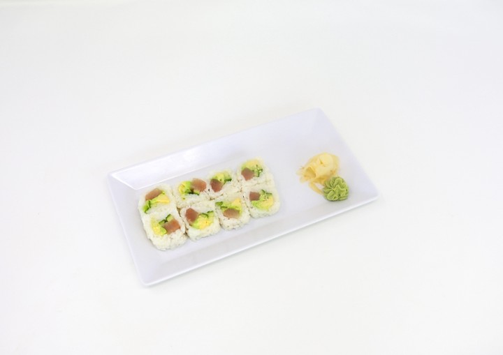 YELLOWTAIL + AVOCADO + CUCUMBER ROLL