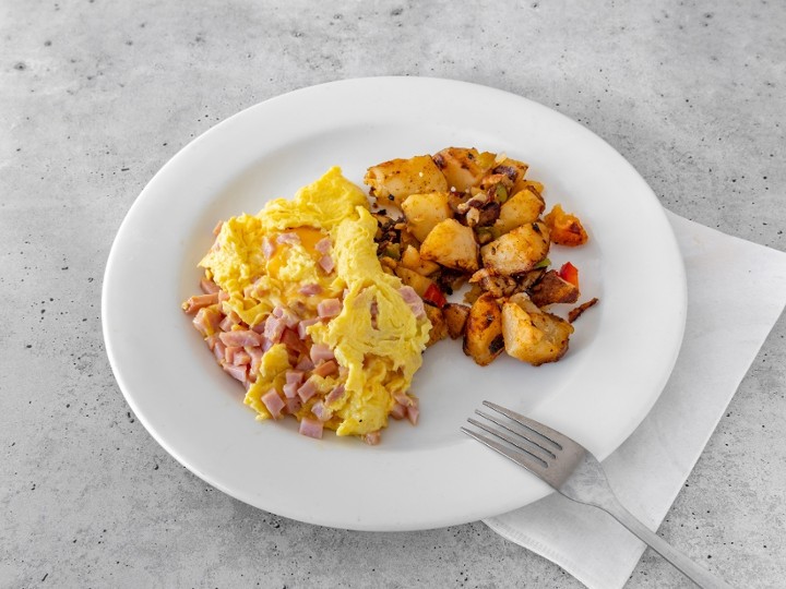 Ham & Cheese Scramble