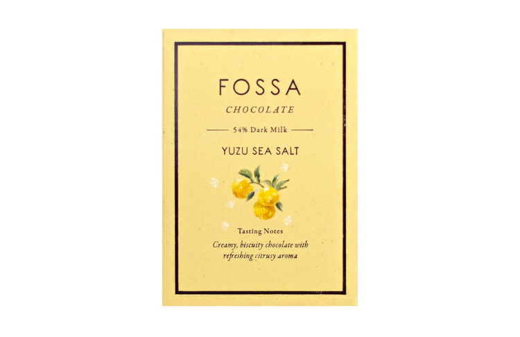 Fossa - Yuzu Sea Salt Chocolate Bar
