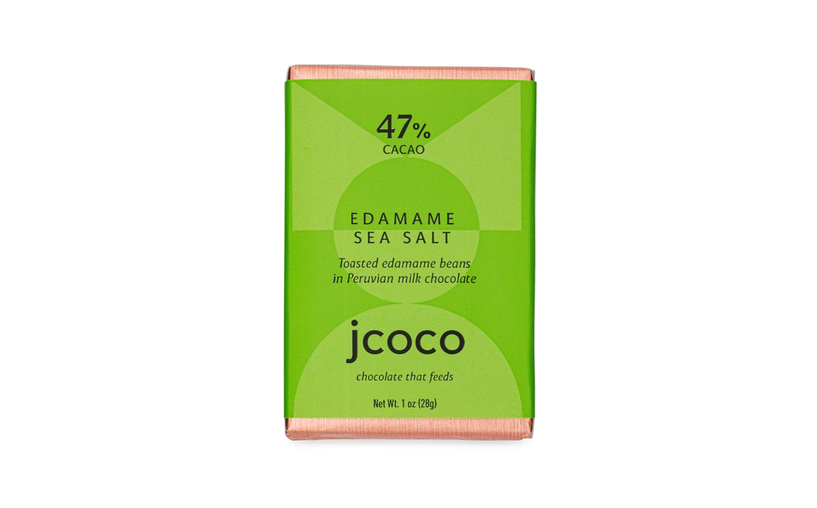 Jcoco - Edamame Sea Salt Chocolate Bar