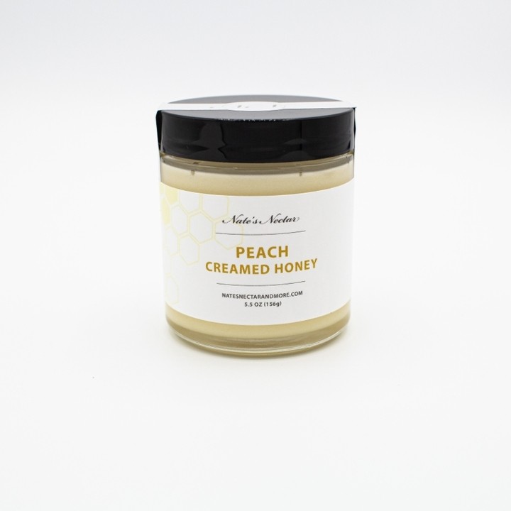 Nate's Nectar - Peach Creamed Honey