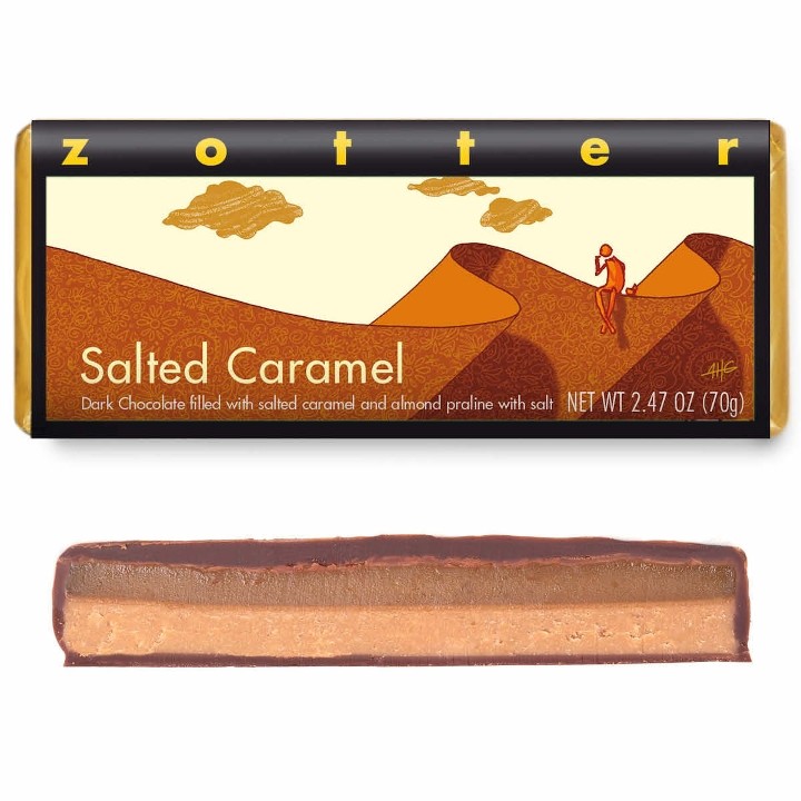 Zotter - Salted Caramel Chocolate Bar